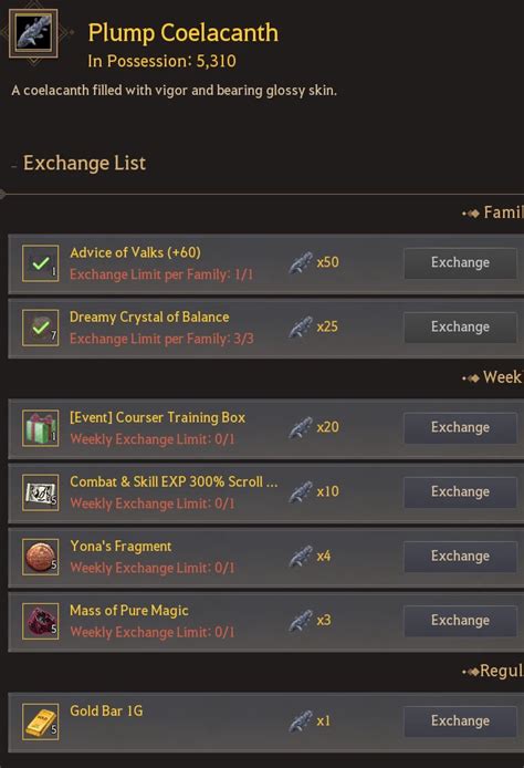 coelacanth bdo|BDO Season Guide: Server, Character, & Rewards.